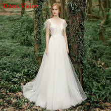 Wedding Dresses  платья  Lace Elegant Bride Gown Vestido De Novia Robe De Mariage  Floor-Length Zipper 2024 - купить недорого