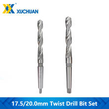Tapered Shank Twist Drill Bit HSS Drilling Bit 17.5/20mm For Wood Metalworking Power Tool Accessories Gun Drill Bit Hole Cutter 2024 - buy cheap