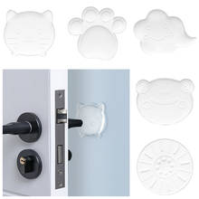 Door Stoppers Wall Protection Safety Shock Absorber Door Handle Bumpers Security Cartoon Wall Protectors Anti Collision pads 2024 - buy cheap