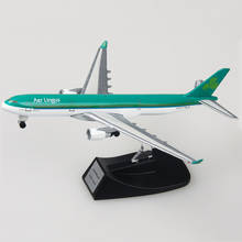 Ireland Aer Lingus Airlines Airbus A330 Model Diecast Metal Alloy Plane Aircraft Model Toy Airplane Kids Gift Collection 2024 - купить недорого