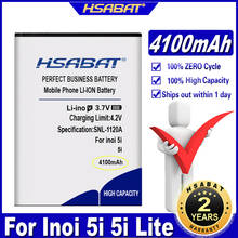 Hsabat-bateria de alta capacidade para smartphone 5i 5i lite, 4100mah, para smartphone inoi 5i lite 2024 - compre barato
