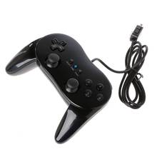 Clássico com fio controlador de jogo jogo remoto pro gamepad controle joystick para nintendo wii 2024 - compre barato