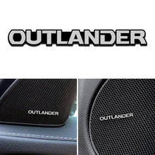 4pcs for Mitsubishi Outlander 2018 2019 car Speaker audio Speaker Badge stereo Emblem sticker stying 2024 - buy cheap