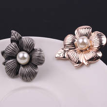 Vintage Original Pearl Flower Brooches For Women Classic Retro Original Brooch Pins Plant Jewelry 2024 - buy cheap