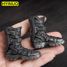 1/6 scale military soldier combat boots shoes model picture suitable for 12" body action dolls and doll accessories 2024 - buy cheap