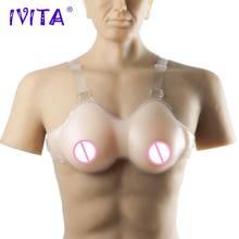 IVITA-formas de pechos artificiales de silicona, pechos falsos con forma de gota de agua, potenciador de pecho para travestis, Drag Queen, Mastectomy 2024 - compra barato