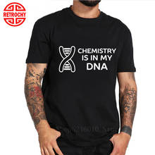 Camiseta divertida de moda para hombre, camisa de DNA, laboratorio de química, experimento de biología, Nerd, Genius Theory, elemento de ciencia, 2019 2024 - compra barato