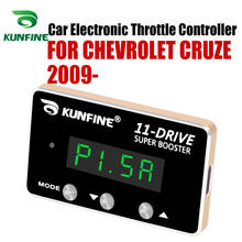 Электронный контроллер дроссельной заслонки для автомобиля KUNFINE, гоночный ускоритель, мощный усилитель для CHEVROLET CRUZE 2009-после настройки деталей 2024 - купить недорого