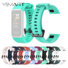 For Huawei Band 4 Honor Band 5i Silicone Strap Sport Wrist Strap Soft Replacement Watch Band Smart Bracelet Accessories 2024 - buy cheap