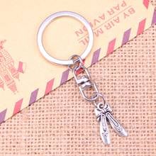New Fashion Keychain 20x13mm ballet shoes slippers Pendants DIY Men Jewelry Car Key Chain Ring Holder Souvenir For Gift 2024 - buy cheap