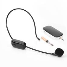 Auricular UHF inalámbrico con receptor, amplificador de voz para enseñanza estándar 3,5 a 6,35, convertidor de Audio para altavoces 2024 - compra barato