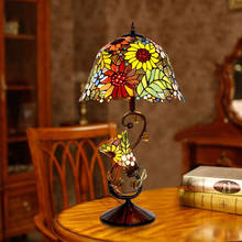 Tiffanylamp European Garden Stained Glass Nordic Table Lamp For Living Room Decoration Luxury Table Bedroom Lamp Art Deco Lamp 2024 - buy cheap