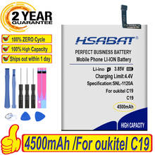 Top Brand 100% New 4500mAh Battery for Oukitel C19 Batteries + free tools 2024 - buy cheap