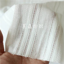 White Cloth Cotton Jacquard Fabric Shirt Skirt Fabric Wear Sleeping Clothes Kids Dress Fabric DIY Apparel Sewing 2024 - buy cheap