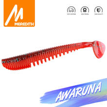 MEREDITH Awaruna 80mm 95mm 110mm Fishing Lures Soft Lure Artificial Bait Predator Tackle JERKBAIT for Pike and Bass 2024 - buy cheap