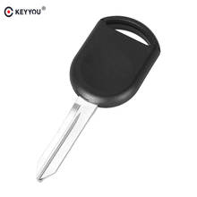 KEYYOU 10 pcs/lot Transponder Car Key Shell For Ford Auto Key Blank Case Cover With Uncut Blade (Can Install Chip) Replacement 2024 - buy cheap