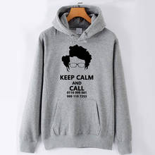 Moss The It Crowd FLIPPIN' AWESOME Keep Calm And Call Emergency Service Number Man Boys Hoodie Autumn Winter Fleece ZIIART 2024 - buy cheap