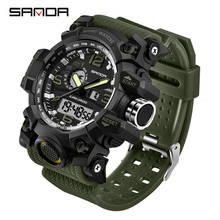 SANDA Military Men's Watches Top Brand Luxury Waterproof Sport Watch Male S Shock Wristwatch for Men Clock Relogio Masculino 2024 - buy cheap