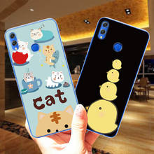 Cute Cartoon Rabbit Cat Panda Duck Silicone Case Cover For Huawei Honor 30 9 10 20 Lite Pro 10i 20i 8X 9X Y9 Y5 2018 NOVA 3 3I 2024 - buy cheap