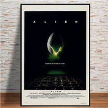 Poster Prints ALIEN 1979 Movie Sci Fi Horror Movie Gift Vintage Oil Painting Canvas Art Wall Pictures For Living Room Home Decor 2024 - compre barato