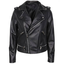 YOLOAgain Women Genuine Leather Jacket Black Leather Jacket For Ladies 2024 - buy cheap