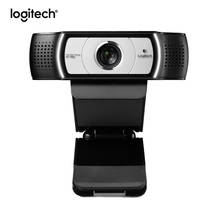 Веб-камера Logitech C930c, оригинальная умная HD-камера с поддержкой разрешения 1080P и крышкой для ПК, линза Zeiss, подключение через USB, 4-кратное увеличение 2024 - купить недорого