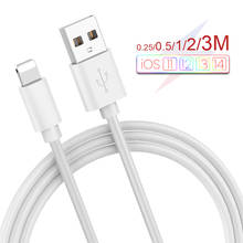 2A Fast Charging USB Cable For iPhone 13 12 11 XS XR X 8 7 6S 5S Cord Quick Charge Mobile Phone Cable Fast Data Charger cable 2024 - buy cheap