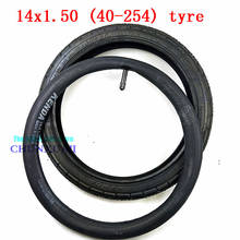 Wheels Motor bike Tires Bicycle Fitting 14x1.50 40-254 tyre for Electric Motorcycle Tire 14*1.50 inner and outer tube 2024 - buy cheap