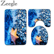 3pcs Non-Slip Bath Mats Set Bathroom Carpet Rug Toilet Mat Set Soft Microfiber Absorbent Bathroom Mat  Coral Fleece Floor Mat 2024 - buy cheap