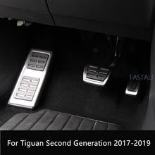 For Tiguan Second Generation 2017-2019 Car Throttle pedal coche Foot Pedal Rest Plate Clutch Throttle Brakes Car Styling 2024 - buy cheap
