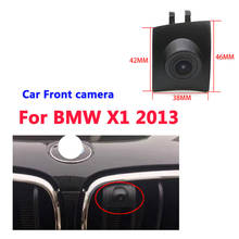 Câmera de estacionamento frontal com visão noturna, para bmw x1, e84, 2013, 2014, full hd, à prova d'água, câmera frontal 2024 - compre barato