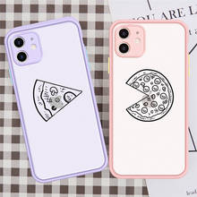 GYKZ Funny Pizza Best Friends Couple Phone Case For iPhone XS MAX 11 Pro X 7 SE 2020 XR 8 6Plus Shockproof Cover Candy Coque Bag 2024 - buy cheap