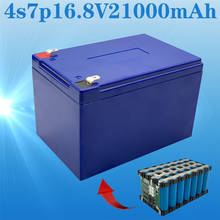 16.8v battery, 21ah 4s7p 14.8V 16.8v, suitable for ncr18650ga, with 30A BMS, high power lithium ion inverter, touring car solar 2024 - buy cheap