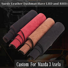 Car-styling Suede Leather Dashmat Dashboard Cover Pad Dash Carpet Auto Accessories Mazda3 Mazda 3 Axela BP 2019 2020 2021 2022 2024 - buy cheap