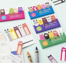 4pcs cartoon Animals Memo Sticky Notes Notepad School Office Supply Escolar Papelaria Gift Stationery Self-adhesive scratch 2024 - buy cheap