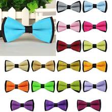 Party Satin Wedding NEW Bowtie Solid Adjustable Black Bow Tie Neck Child Ties Fancy KIDS Boys Plain Pre-Tied 2024 - buy cheap