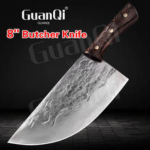 High Carbon Steel Kitchen Knife Traditional Handmade Forged Kitchen Knife Cleaver Bone Chopper Traditional Butcher Slicing Knife 2024 - buy cheap