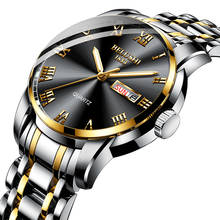 Mens Watches Top Brand Luxury Fashion Business Man Watch Erkek Kol Saati Date Week Display Luminous Waterproof Quartz Wristwatch 2024 - buy cheap
