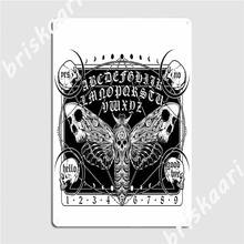 Ouija Board Death Moth Ouija Board Metal Signs Wall Mural Wall Designing Wall Plaque Tin sign Posters 2024 - buy cheap