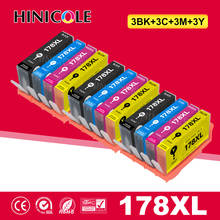 HINICOLE-cartucho de tinta Compatible con impresora HP, Compatible con 178, 178XL, Photosmart 5510, 5511, 5512, 5514, 5515, 5520, 6510, 6512, 6515, 6520, 7510 2024 - compra barato