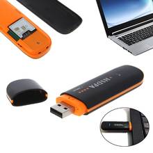 HSDPA-módem USB STICK SIM, adaptador de red inalámbrico 3G de 7,2 Mbps, con tarjeta SIM TF 2024 - compra barato