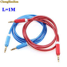 Cable auxiliar de 1m de 3,5mm macho a conector macho de 3,5mm Cable auxiliar de Audio estéreo de 3,5mm Aux cable de Audio para auriculares de teléfono 2024 - compra barato