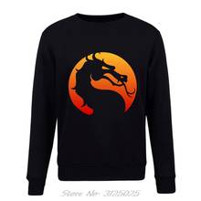 Sudadera con capucha con Logo de Mortal Kombat para hombre, ropa de Lucha Popular, novedad, Otoño e Invierno 2024 - compra barato