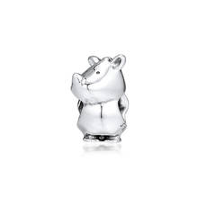 2019 Summer Rhinoceros Charm Beads for Jewelry Making 925 Sterling Silver Beads for Charms Bracelets Women Silver 925 Jewelry 2024 - buy cheap