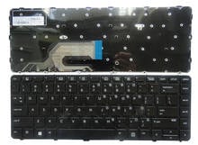 SSEA New laptop US black Keyboard no Backlit  For HP Probook 430 G3 430 G4 440 G3 440 G4 445 G3 640 G2 645 G2 446 G3 2024 - buy cheap