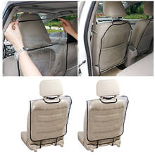 2pcs Car Seat Back Protector Cover for Children Kids Baby Anti Mud Dirt Auto Seat Cover Cushion Kick Mat Pad Car Accessories 2024 - купить недорого