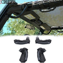 Manoplas para guidão de porta, acessórios de manopla para jeep wrangler cj yj tj lj jk jl 2016-2018 2024 - compre barato