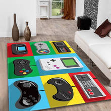 Alfombra con estampado 3D para Gamer Controller, decoración para habitación de niños, grande, para sala de estar, dormitorio, interior y exterior 2024 - compra barato