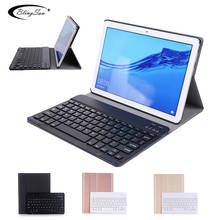 Capa para teclado de couro com bluetooth para medimediapad t5 10, 10, 10 tamanhos de 10.1, capa para teclado de couro 2024 - compre barato