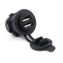 Car Cigarette Lighter Socket DC 12V Dual USB Charger Power Adapter Outlet Fast Charger Car Accessories For Car Boat Tractor#PY10 2024 - buy cheap